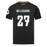 Stroje piłkarskie Wolves Jean-Ricner Bellegarde #27 Koszulka Wyjazdowej 2024-25 Krótki Rękaw